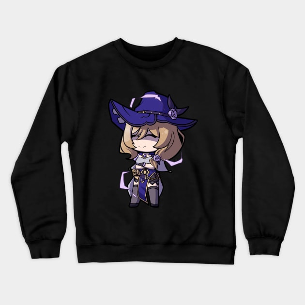 Chibi Lisa - Genshin Impact Crewneck Sweatshirt by MangaXai